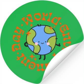 Discover world environment day Stickers