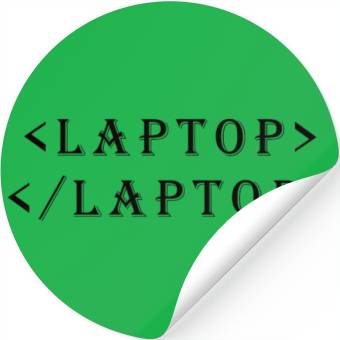 Discover Computer. Latop code Stickers