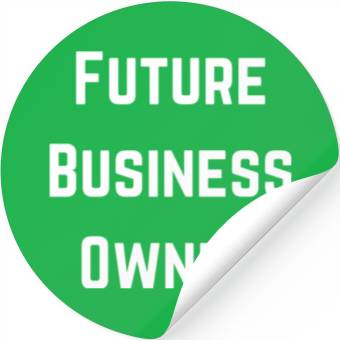 Discover Future Business Owner Design Stickers