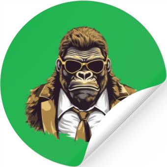 Discover Mafia gorilla Stickers