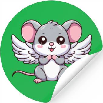 Discover Mouse Angel Wings Stickers