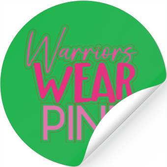 Discover Warriors Wear Pink Stickers