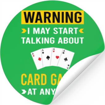 Discover Warning Card Game Games Cards Stickers