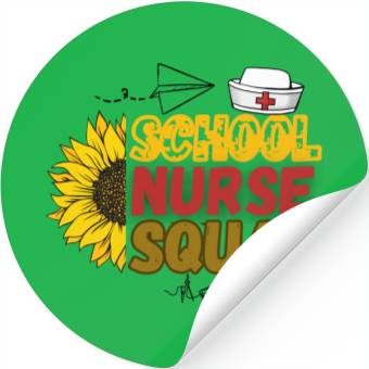 Discover School Nurse Squad Stickers