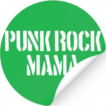 Discover Punk Rock Mama Stickers