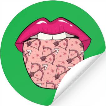 Discover Archery Tongue Stickers