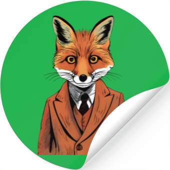 Discover Fantastic Mr Fox Ash Stickers
