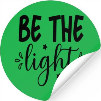 Discover Be The Light Stickers