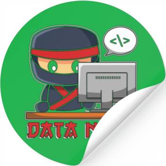 Discover Data Mining Data Ninja Programmer Machine Learning Stickers