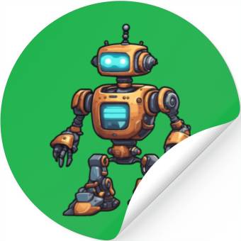 Discover Robot / Machine / AI / Innovation / Computer Stickers