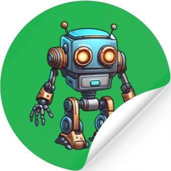 Discover Robot / Machine / AI / Innovation / Computer Stickers