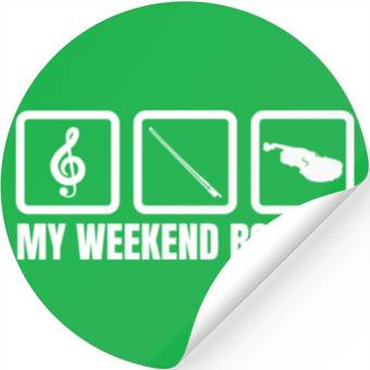 Discover Violinist Weekend Stickers