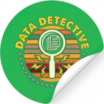 Discover Data Analyst Data Detective Statistics Programmer Stickers