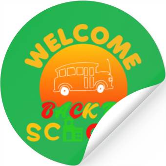 Discover Welcome Back To School Stickers