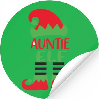 Discover auntie elf Stickers