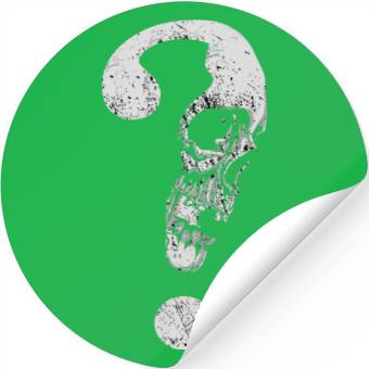 Discover SKULL QUESTIONMARK Stickers