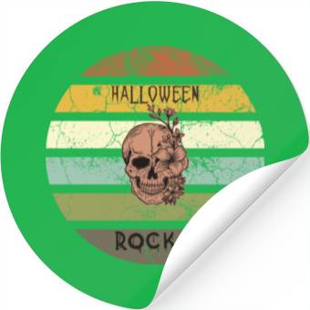 Discover Halloween rocks Stickers