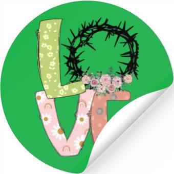 Discover Love Easter Sublimation Stickers