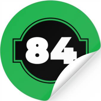 Discover Congratulations 84 Years Old - Number Eighty-Four Stickers