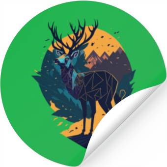 Discover Deer Adventures Stickers