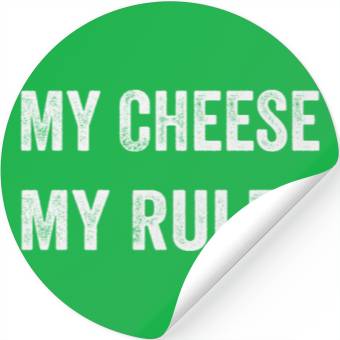 Discover My Cheese My Rules Stickers