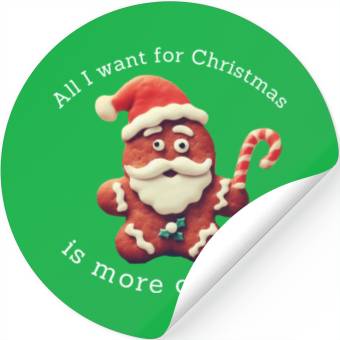 Discover Funny Christmas Cookie Stickers