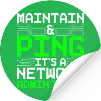 Discover Network Admin Programmer Stickers