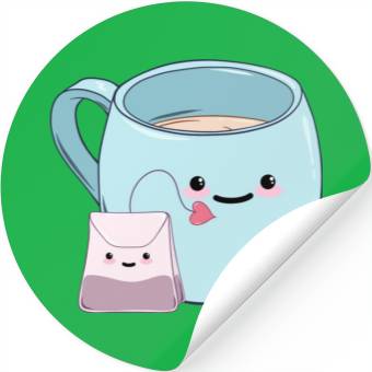 Discover Tea Time With Friends Stickers
