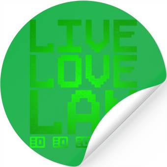 Discover Network Admin Programmer Live Love Lan Stickers