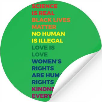 Discover Science Is Real Stickers