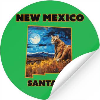 Discover New Mexico - Cougar Stickers