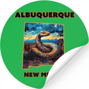 Discover New Mexico - Rattlesnake Stickers