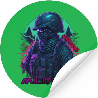 Discover A neon Veterans Day vector Stickers