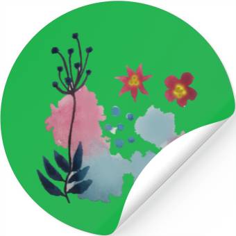 Discover Water Color Stickers