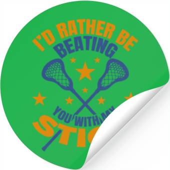 Discover Funny Lacrosse Quote Stickers