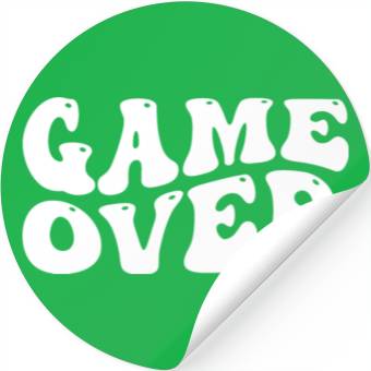 Discover Game over Stickers