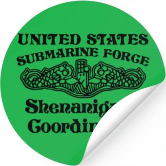Discover Us Submarine Force Shenanigans Coordinator Stickers