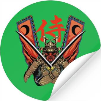 Discover Samurai Warrior Stickers