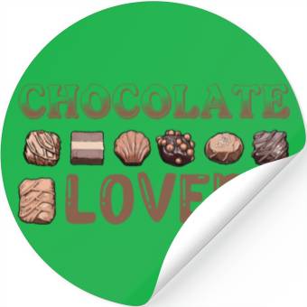 Discover chocolate lover Stickers