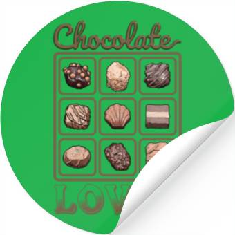 Discover chocolate lover Stickers