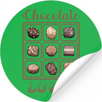Discover chocolate lover Stickers