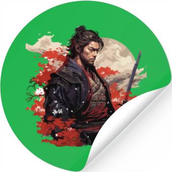Discover Brave Samurai Stickers