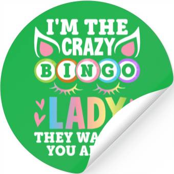 Discover Bingo Card Game Stickers