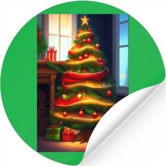 Discover Christmas tree Stickers