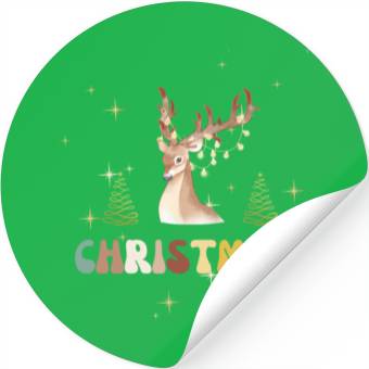 Discover reindeer christmas Stickers