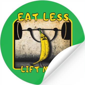 Discover Banana Weightlifting Stickers
