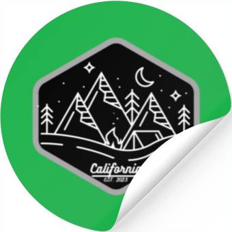 Discover Midnight California Stickers