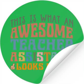 Discover Teacher Assistant Stickers
