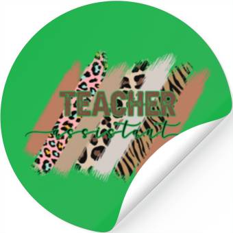 Discover Teacher Assistant Stickers