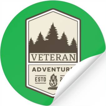 Discover veteran adventure Stickers